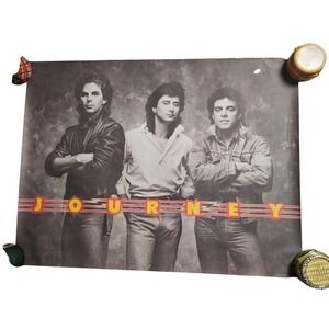 Journey Raised On Radio Vintage 1986 Promo Album Poster 27x36 CBS Rock Pop